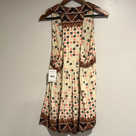 Free People Boho Size Small Charlotte Racerback Tunic Dress Western Lagenlook - Picture 9 of 9